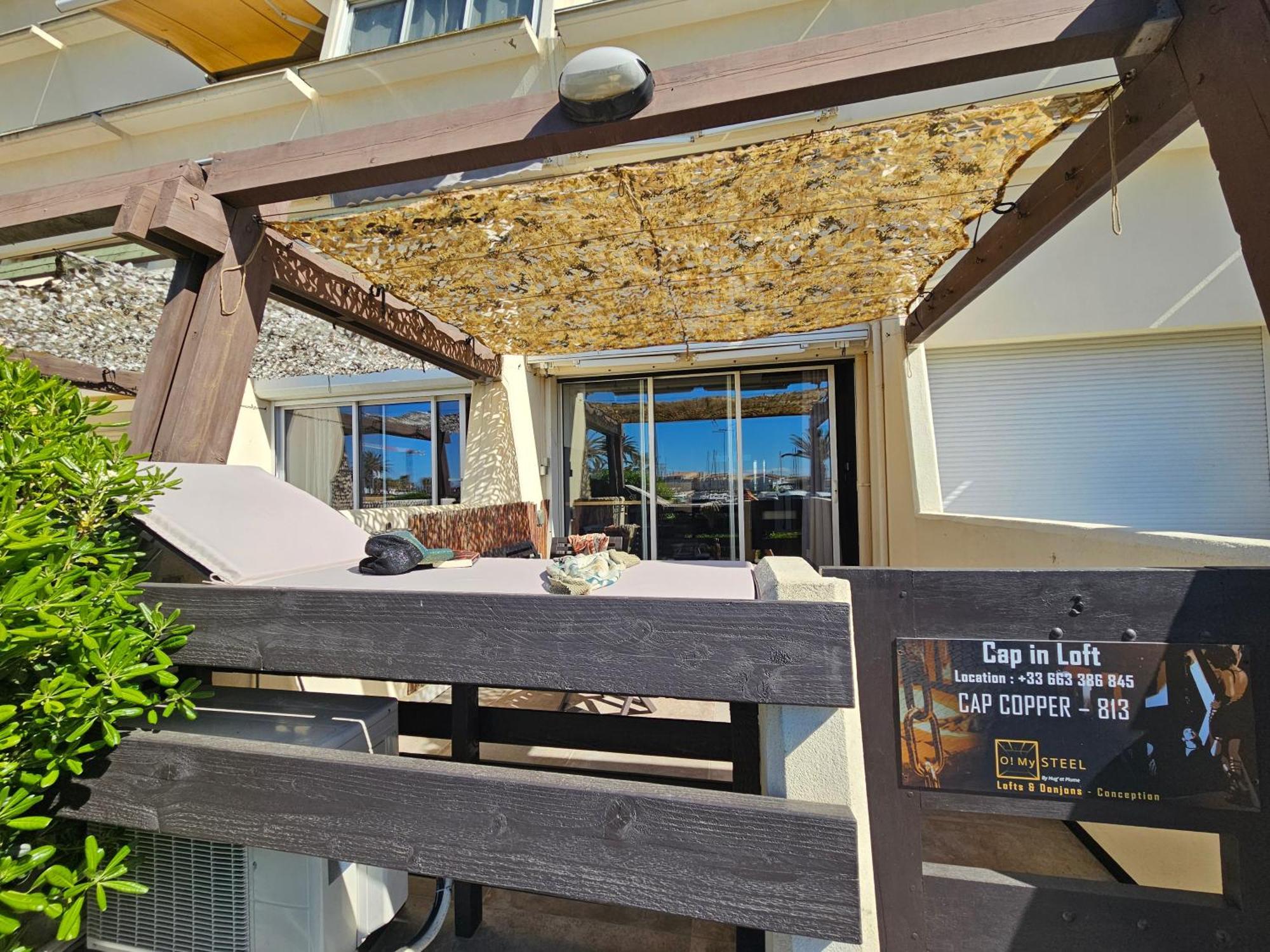 Apartment Naturist Cap In Loft Agde Exterior photo